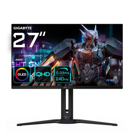 AORUS FO27Q2 27" 2K HDMI DisplayPort USB-C 240Hz Gaming Monitor - Ultimate Performance & Stunning Clarity!